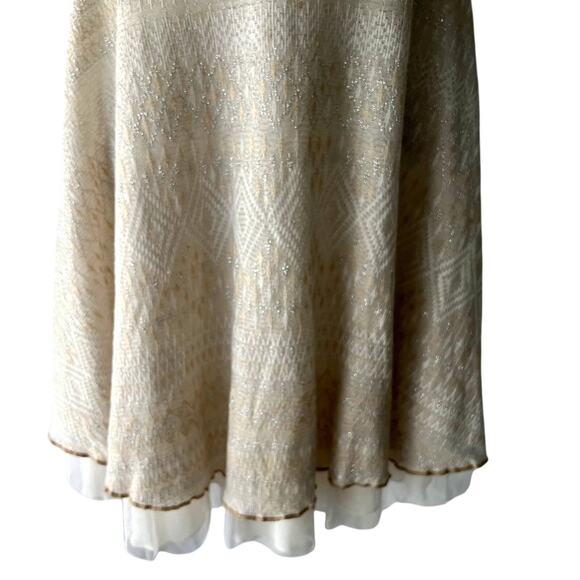 Free People Dress Mini Petticoat style with Embroidery Small RARE - Picture 7 of 16